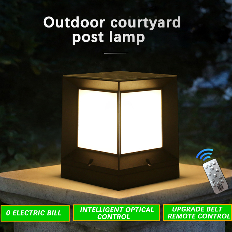 The newest lights launched-Solar Gate Post Pillar Light/solar garden lights