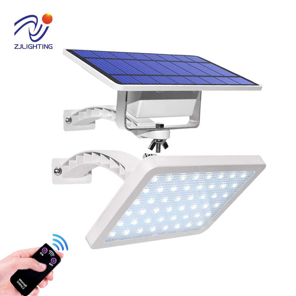 new design high brightness power garden ip65 outdoor led solar flood light with remote solar panel b