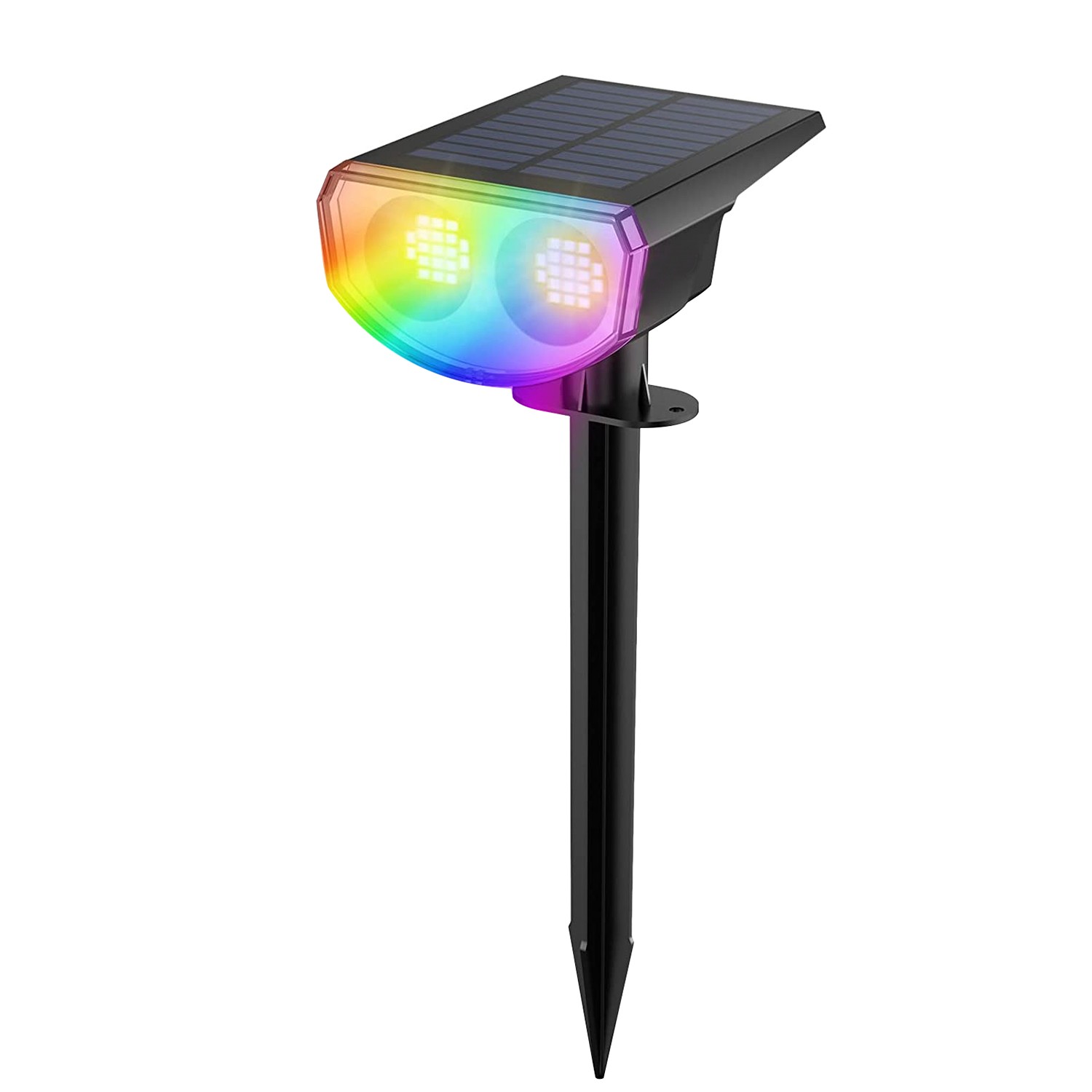 ZJ-DC38 38 LEDS Solar Spotlights RGB