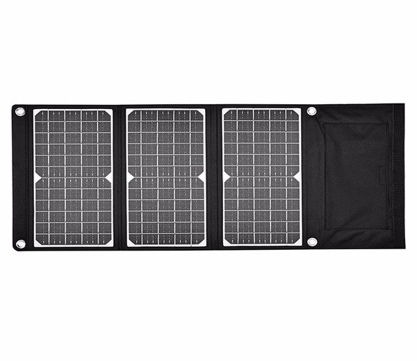 process of 28w 3port solar charger